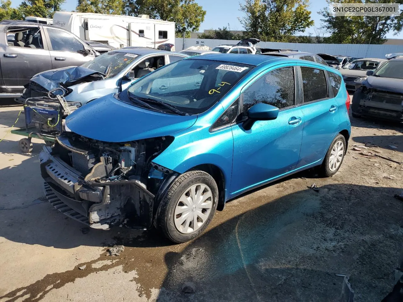 3N1CE2CP0GL367001 2016 Nissan Versa Note S