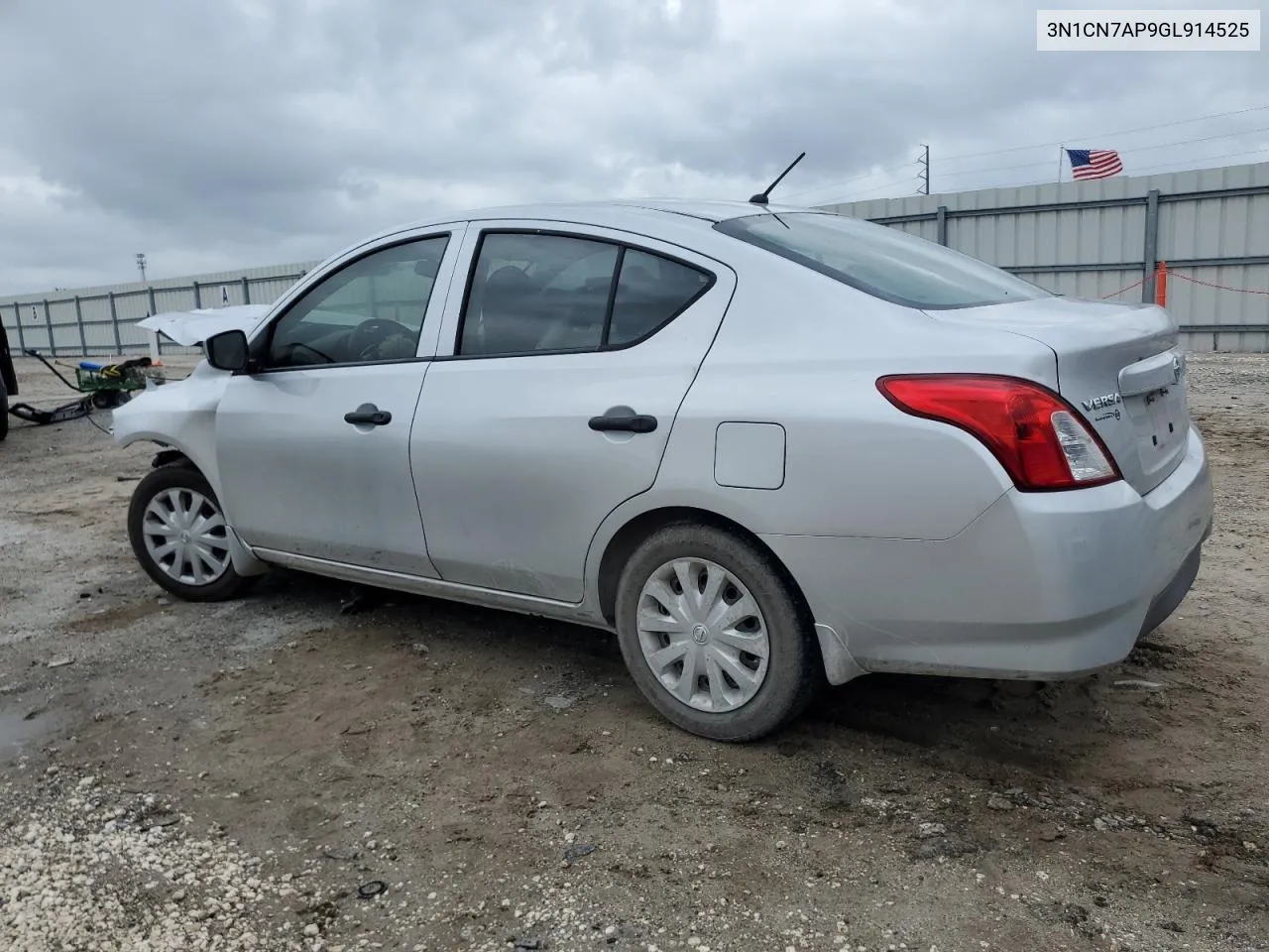 3N1CN7AP9GL914525 2016 Nissan Versa S