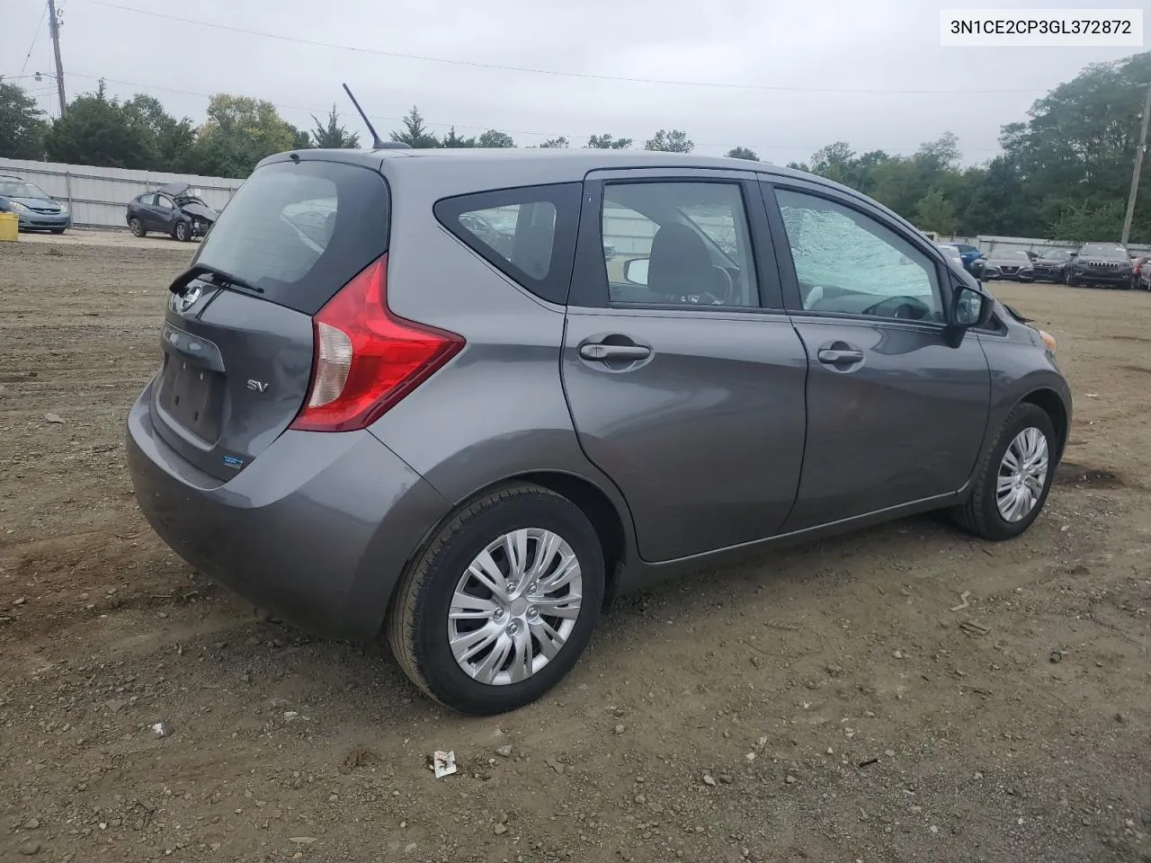 2016 Nissan Versa Note S VIN: 3N1CE2CP3GL372872 Lot: 70041394