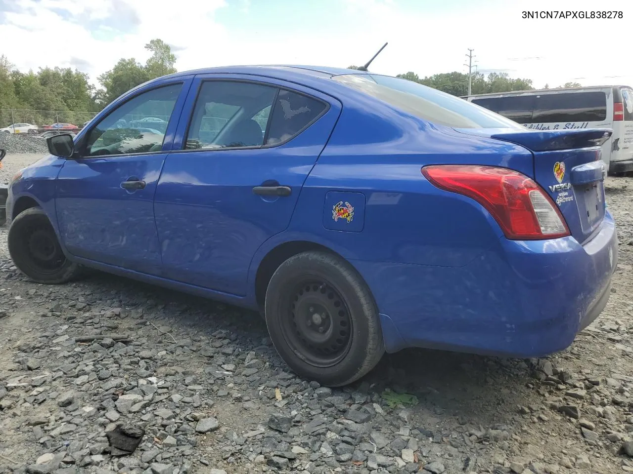 3N1CN7APXGL838278 2016 Nissan Versa S