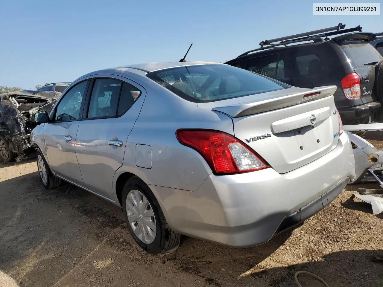 2016 Nissan Versa S VIN: 3N1CN7AP1GL899261 Lot: 70332034