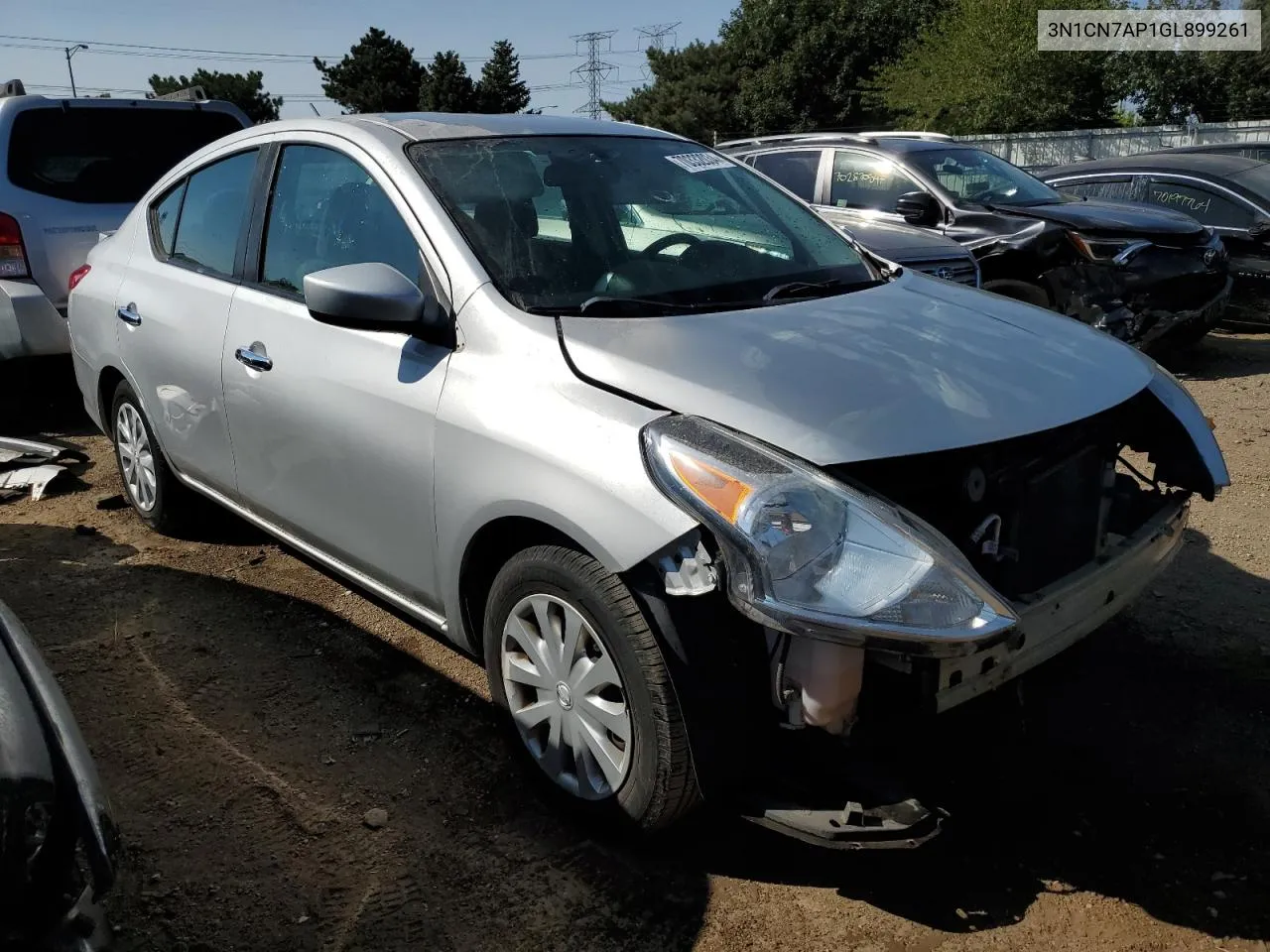 2016 Nissan Versa S VIN: 3N1CN7AP1GL899261 Lot: 70332034