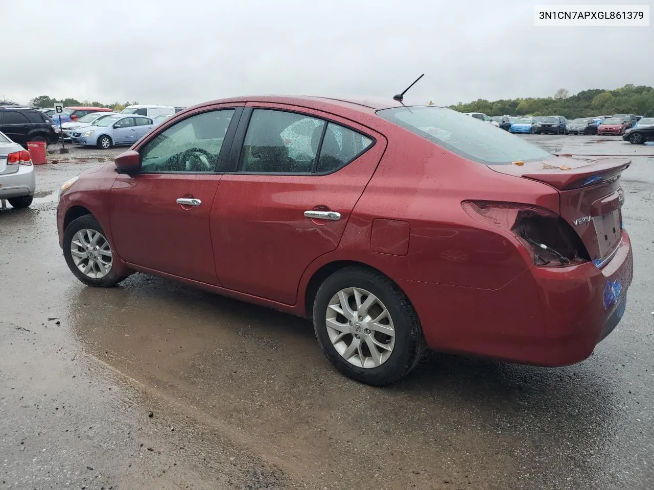 3N1CN7APXGL861379 2016 Nissan Versa S