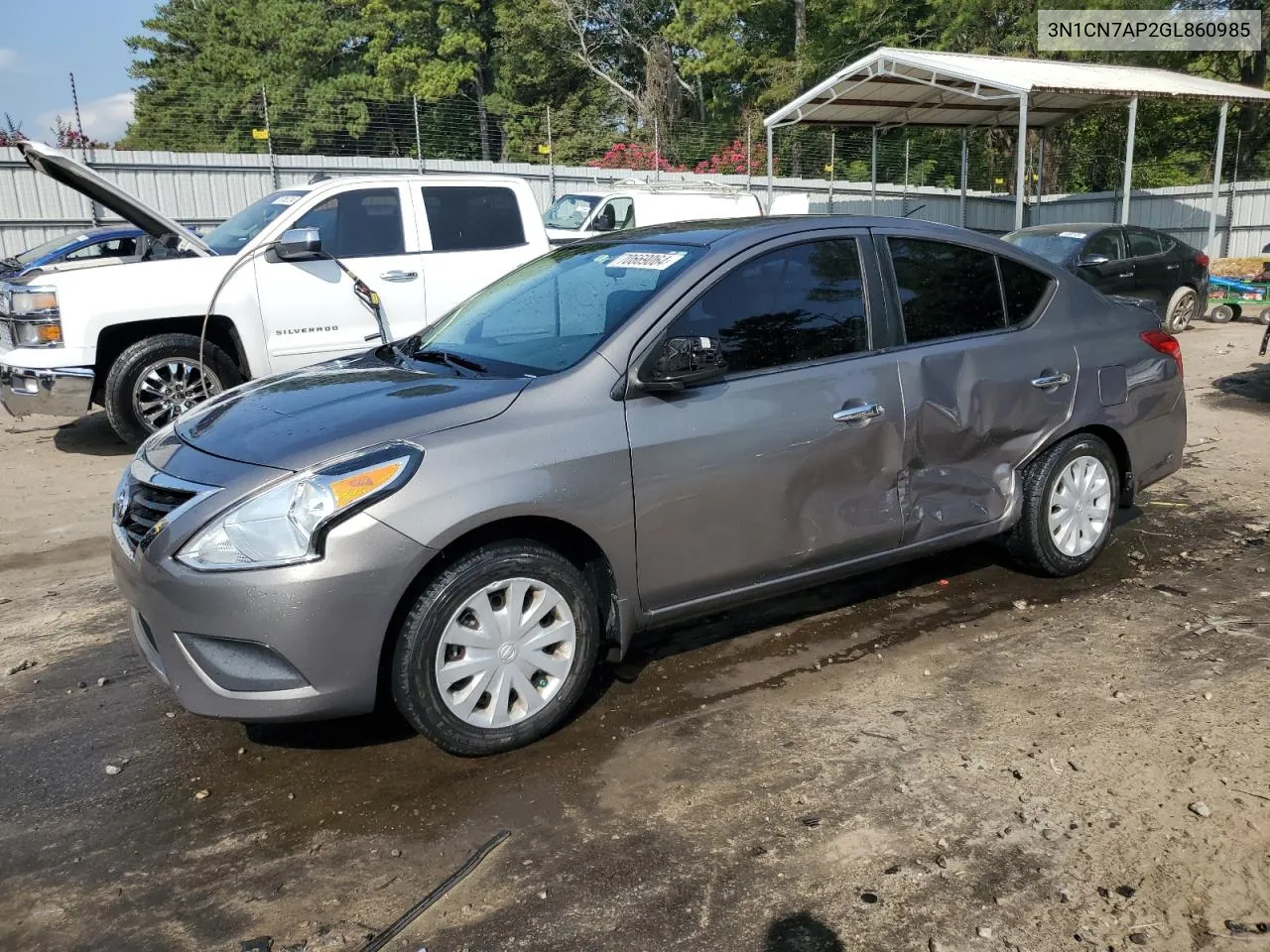 2016 Nissan Versa S VIN: 3N1CN7AP2GL860985 Lot: 70669064