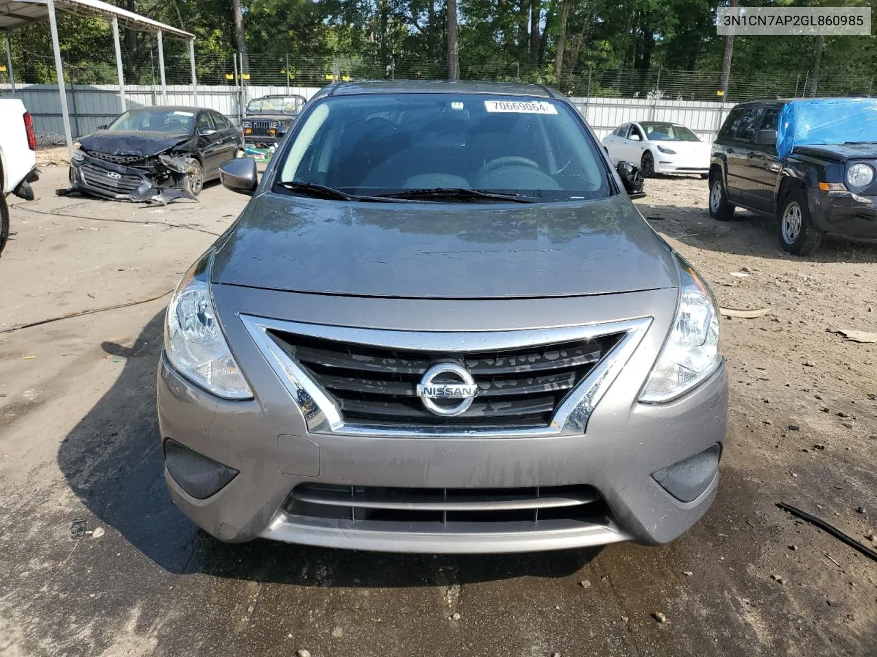 3N1CN7AP2GL860985 2016 Nissan Versa S