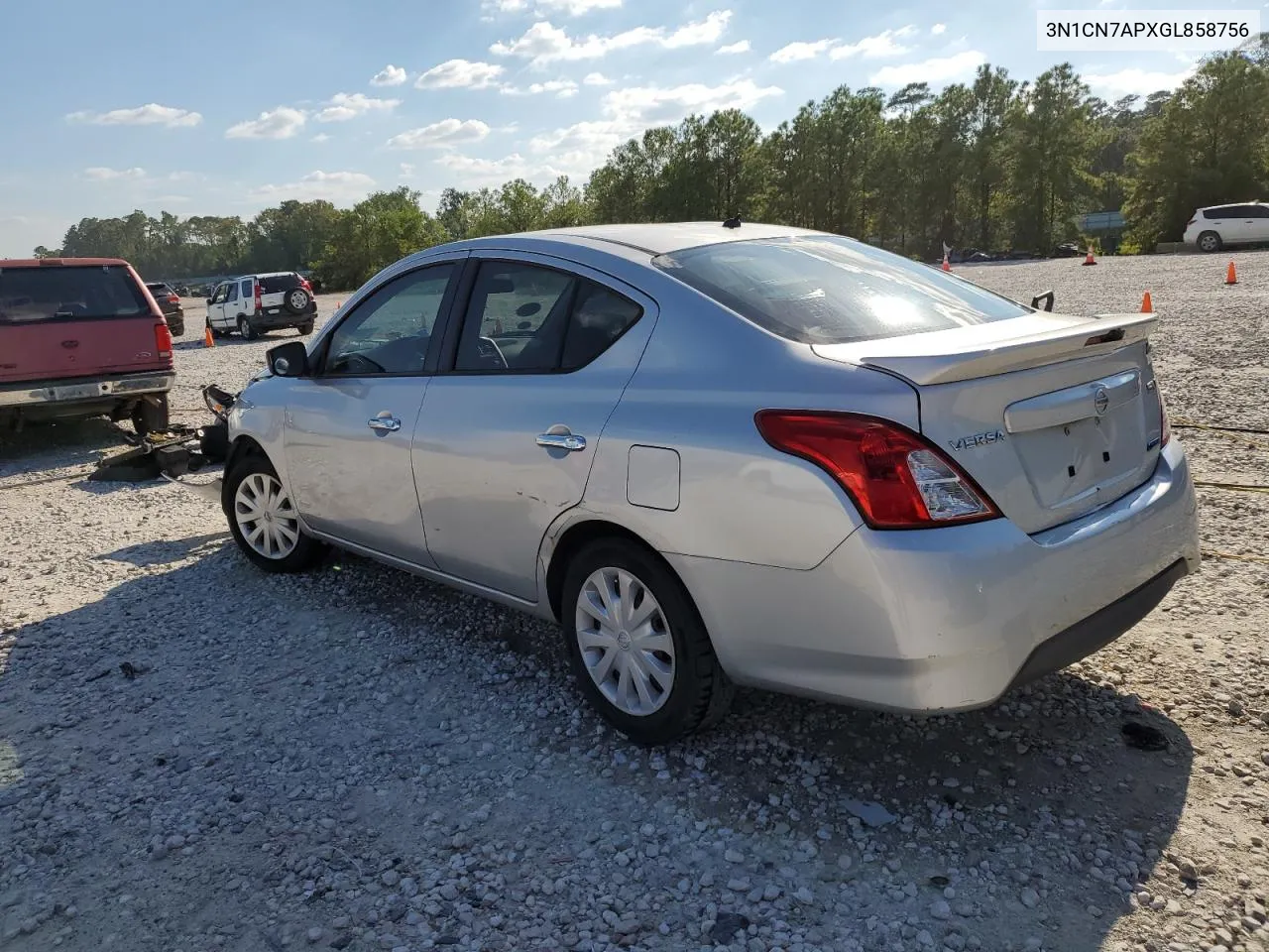 2016 Nissan Versa S VIN: 3N1CN7APXGL858756 Lot: 70686164