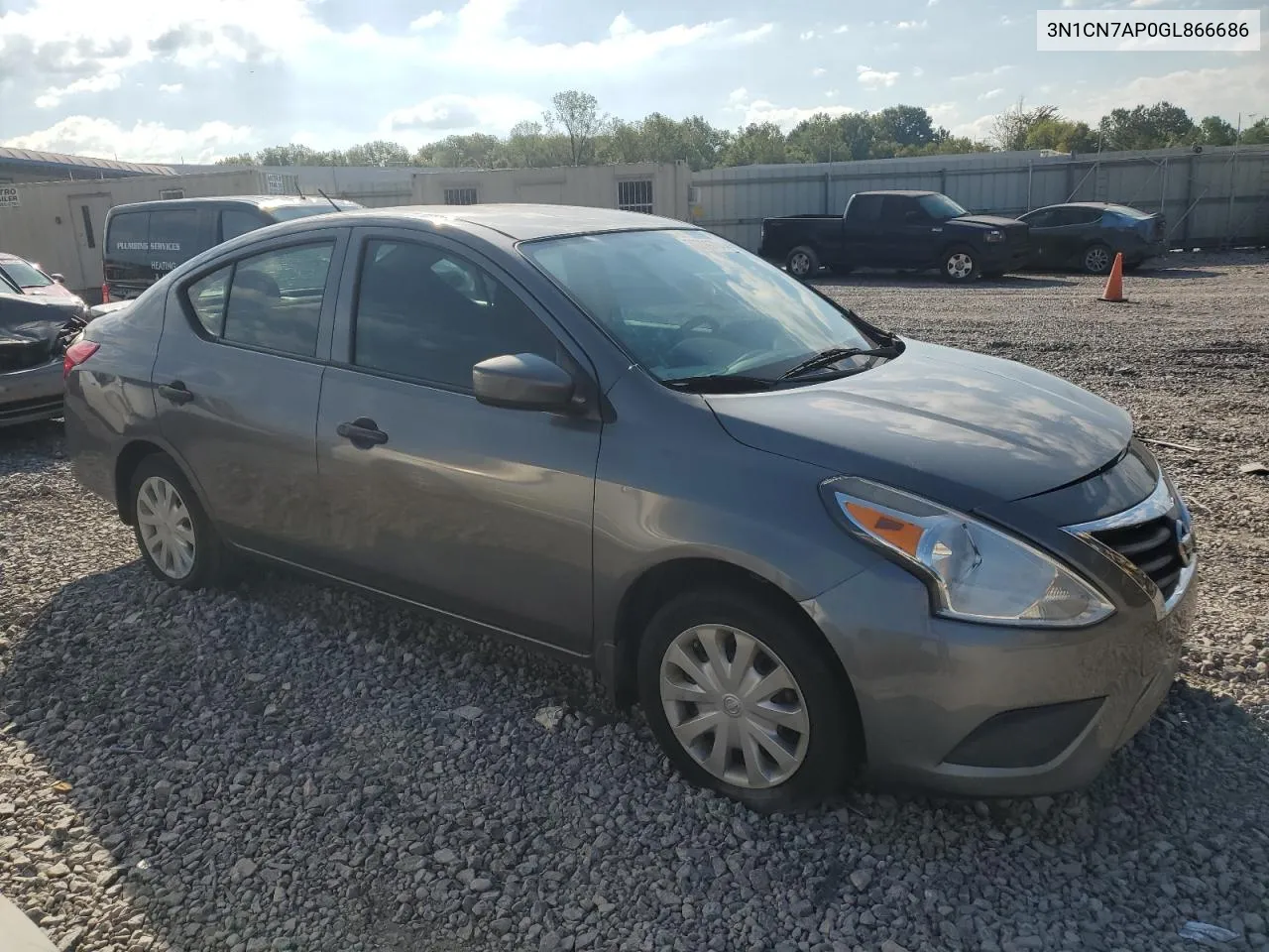 3N1CN7AP0GL866686 2016 Nissan Versa S