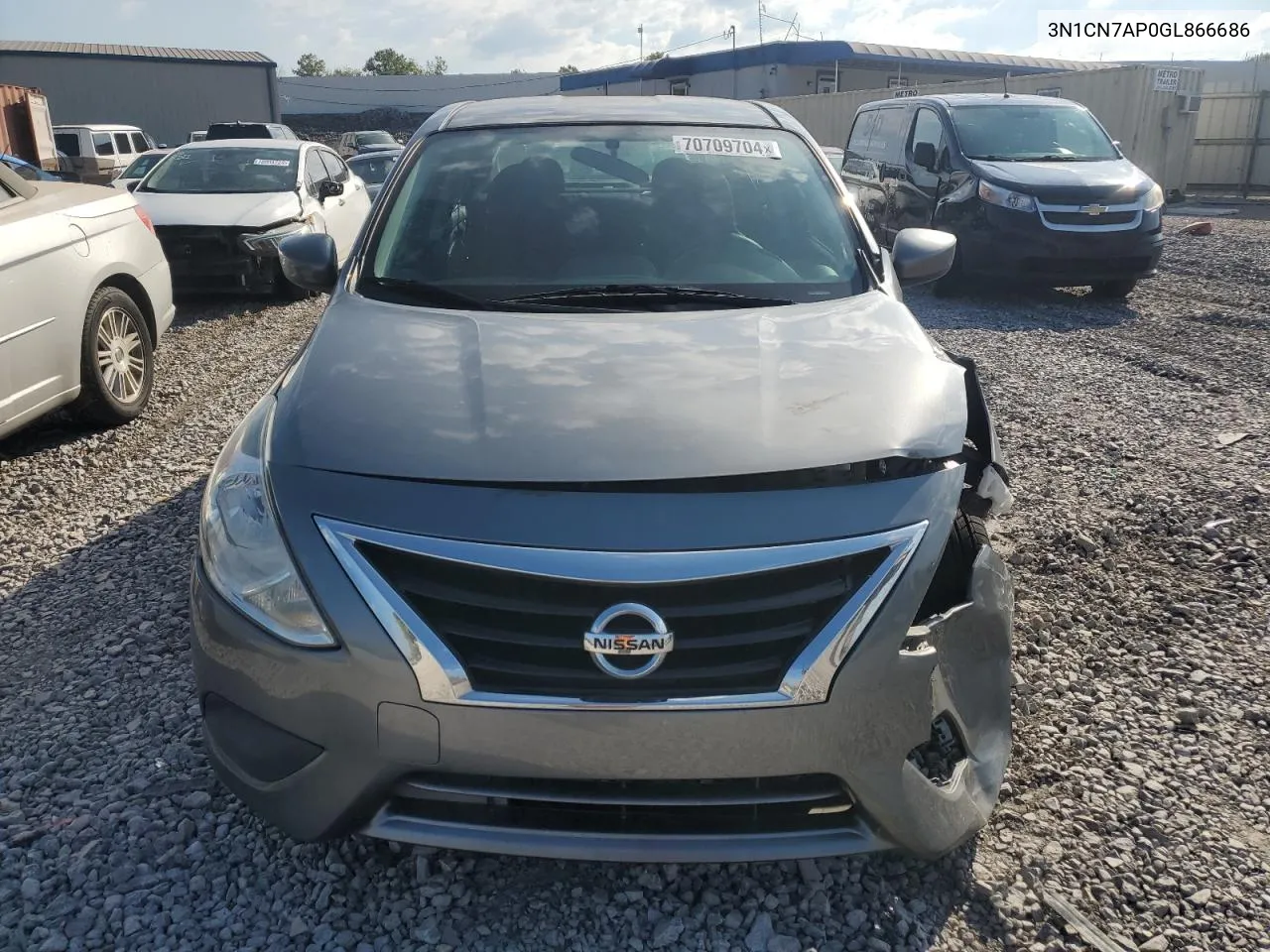 3N1CN7AP0GL866686 2016 Nissan Versa S