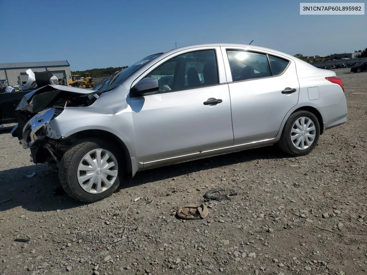 2016 Nissan Versa S VIN: 3N1CN7AP6GL895982 Lot: 70762214