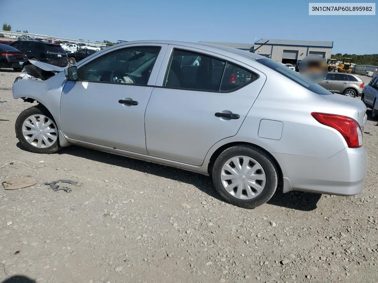 2016 Nissan Versa S VIN: 3N1CN7AP6GL895982 Lot: 70762214