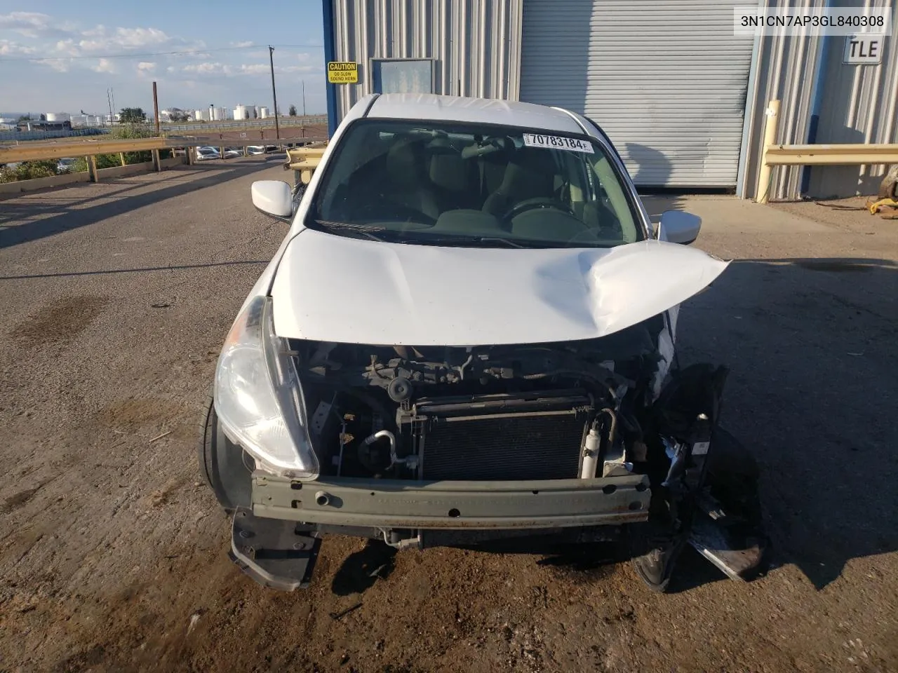 3N1CN7AP3GL840308 2016 Nissan Versa S