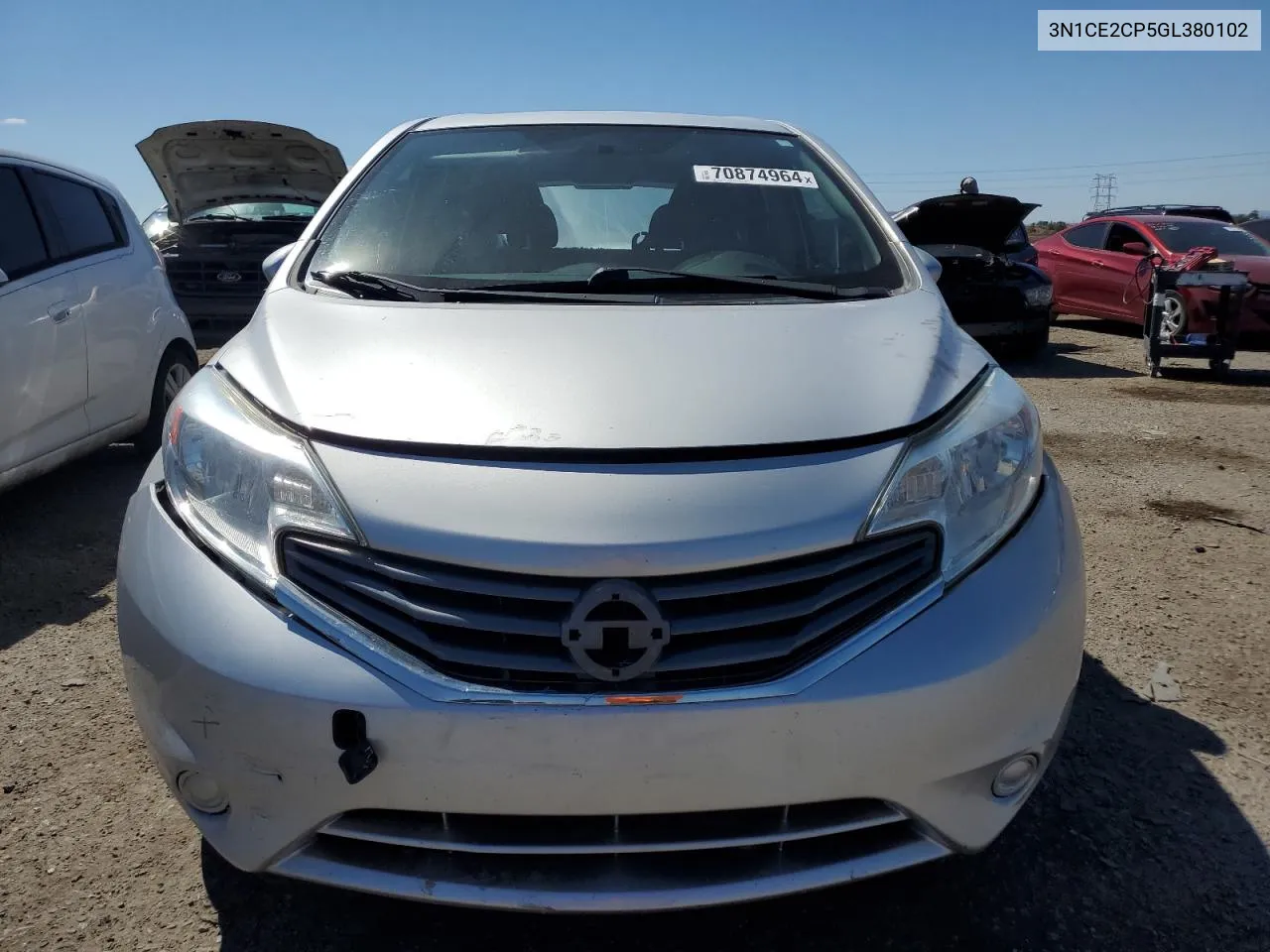 3N1CE2CP5GL380102 2016 Nissan Versa Note S