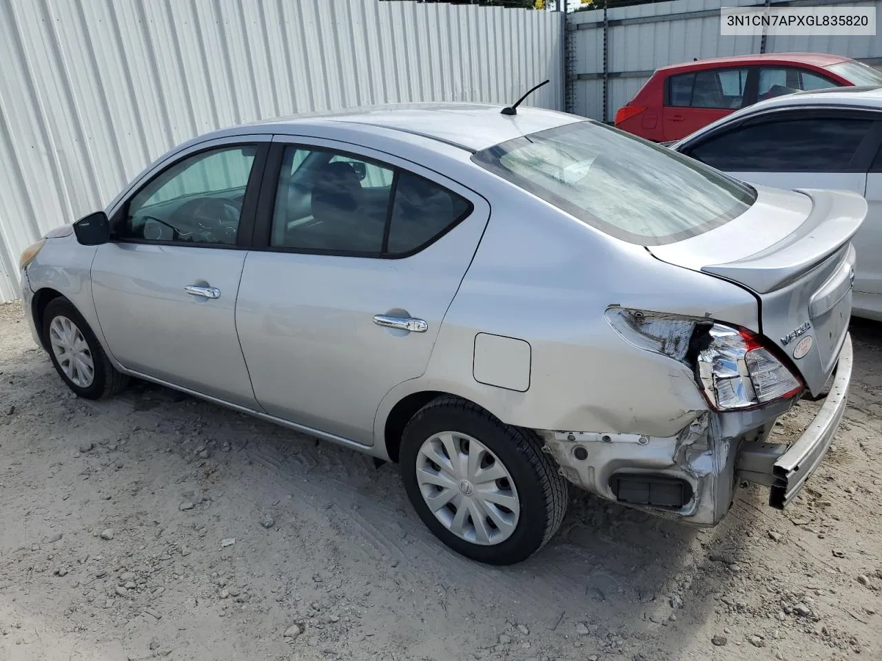 3N1CN7APXGL835820 2016 Nissan Versa S