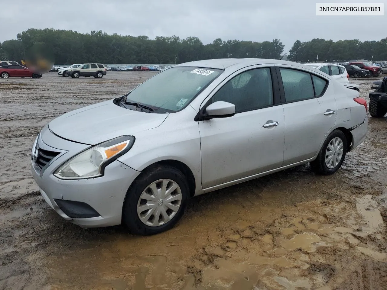 3N1CN7AP8GL857881 2016 Nissan Versa S