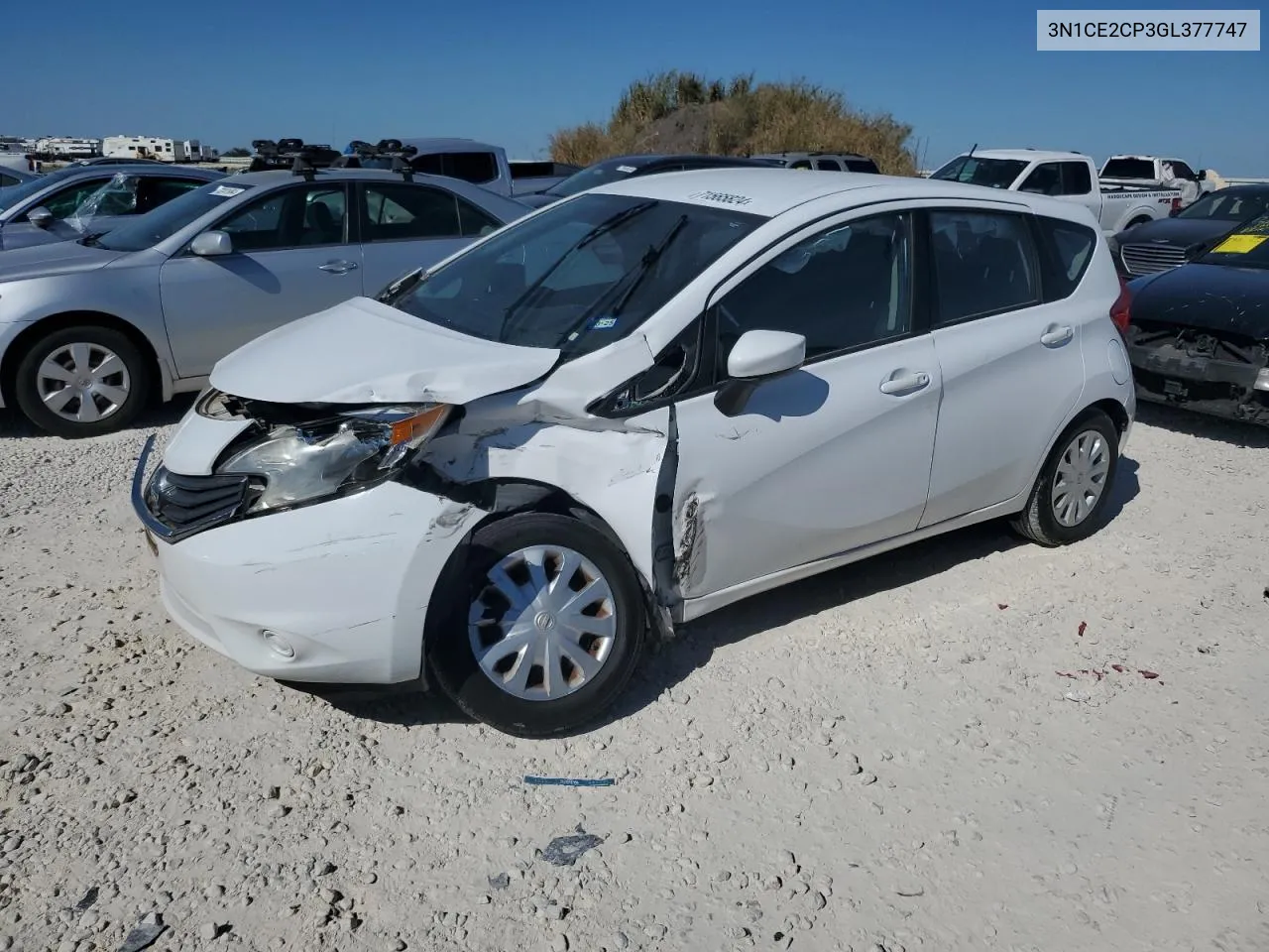 2016 Nissan Versa Note S VIN: 3N1CE2CP3GL377747 Lot: 71565824