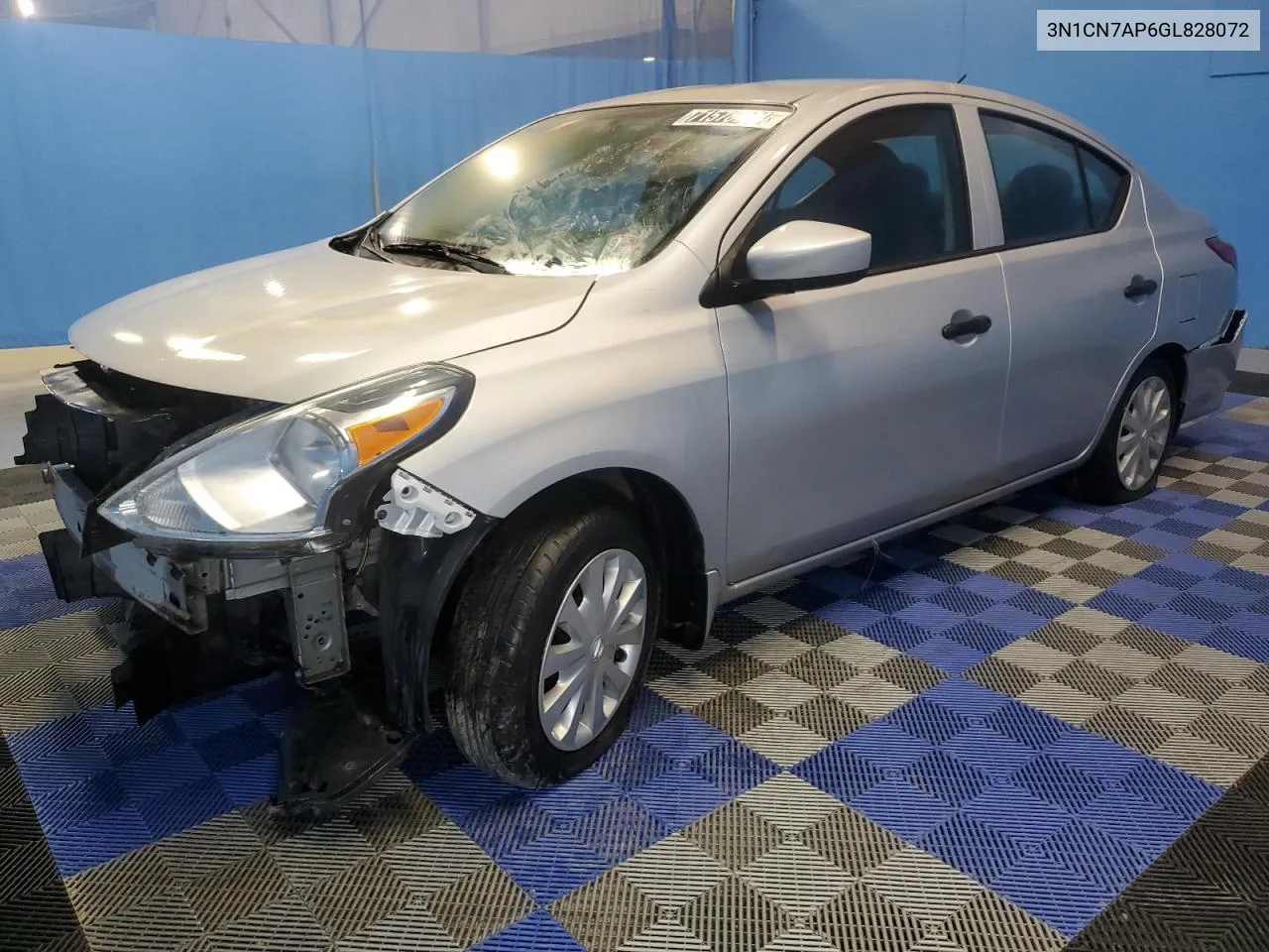 2016 Nissan Versa S VIN: 3N1CN7AP6GL828072 Lot: 71578744