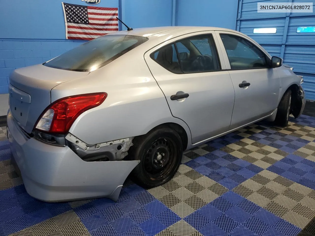 2016 Nissan Versa S VIN: 3N1CN7AP6GL828072 Lot: 71578744