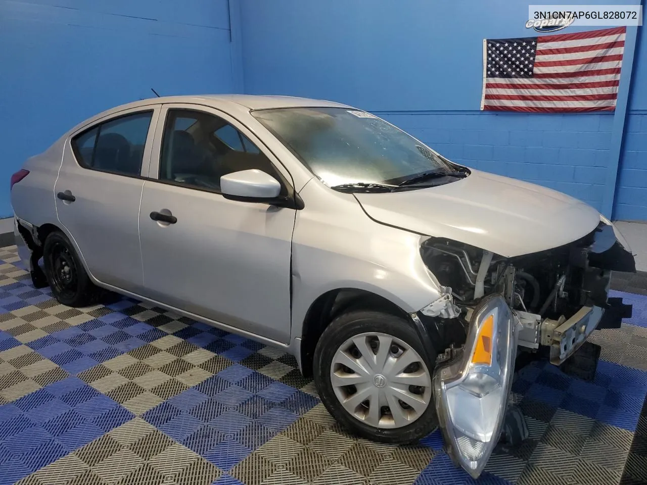 2016 Nissan Versa S VIN: 3N1CN7AP6GL828072 Lot: 71578744