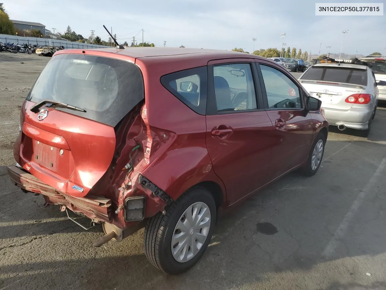 2016 Nissan Versa Note S VIN: 3N1CE2CP5GL377815 Lot: 71835594