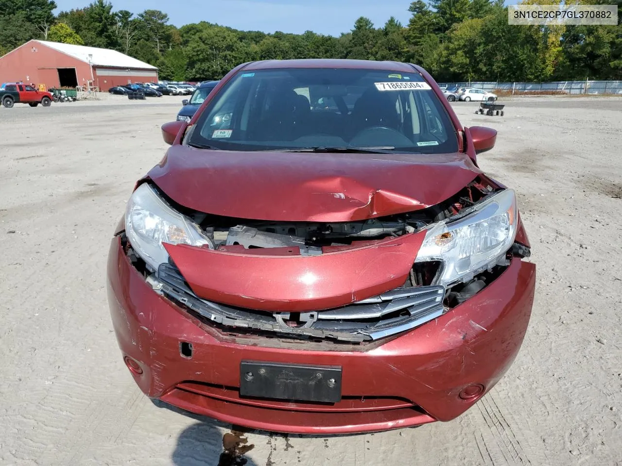 3N1CE2CP7GL370882 2016 Nissan Versa Note S