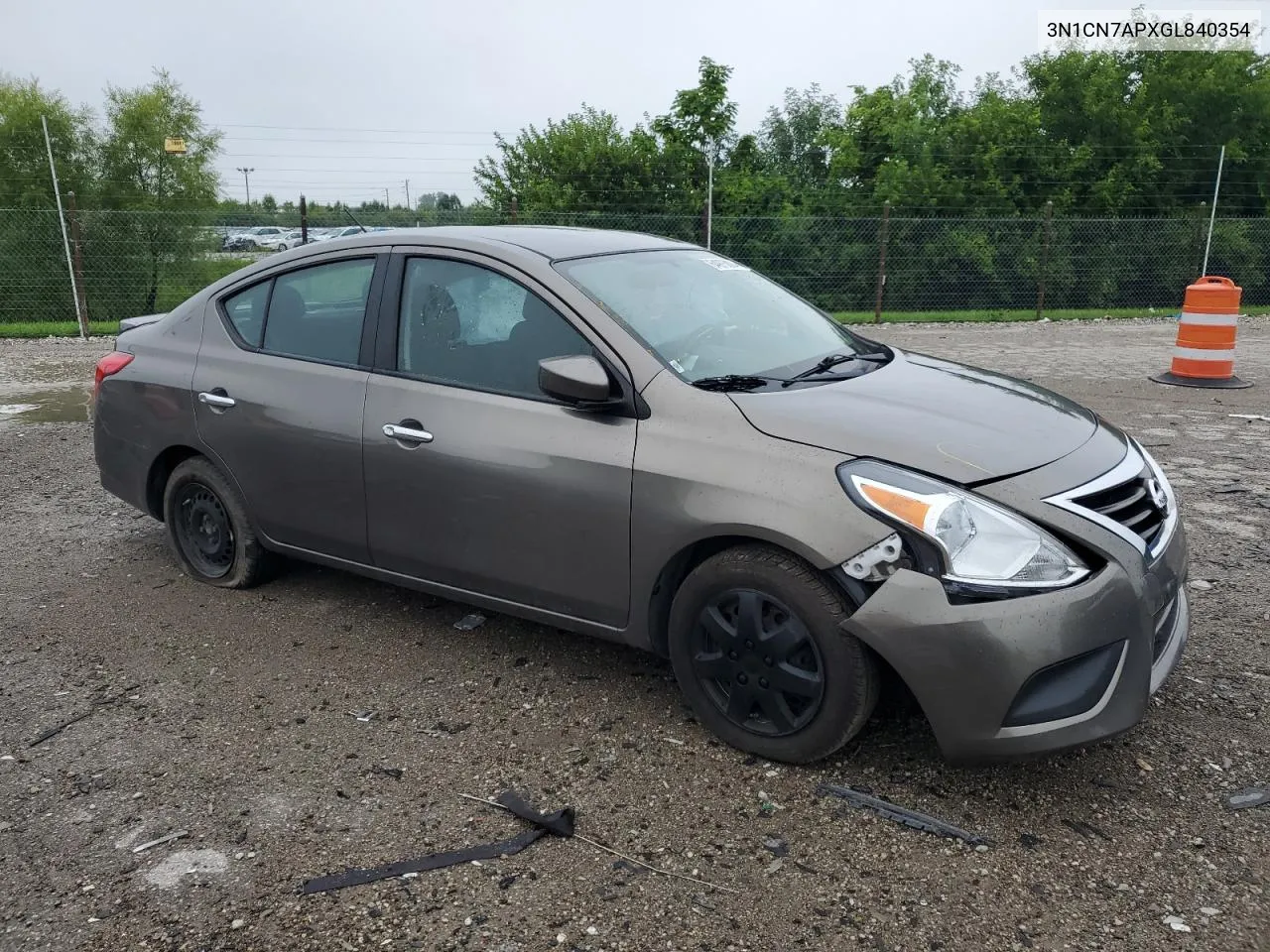 3N1CN7APXGL840354 2016 Nissan Versa S