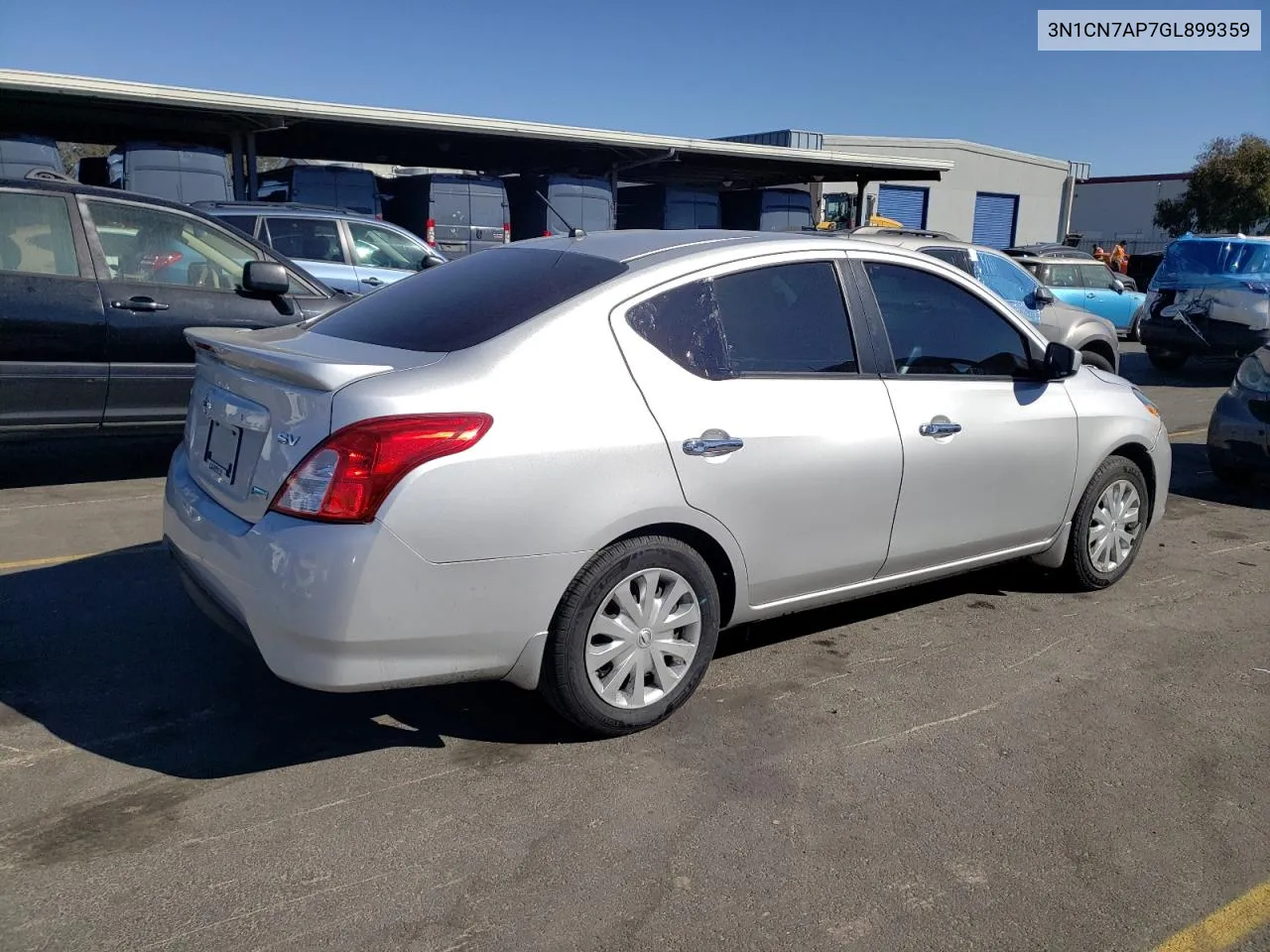 2016 Nissan Versa S VIN: 3N1CN7AP7GL899359 Lot: 72003924