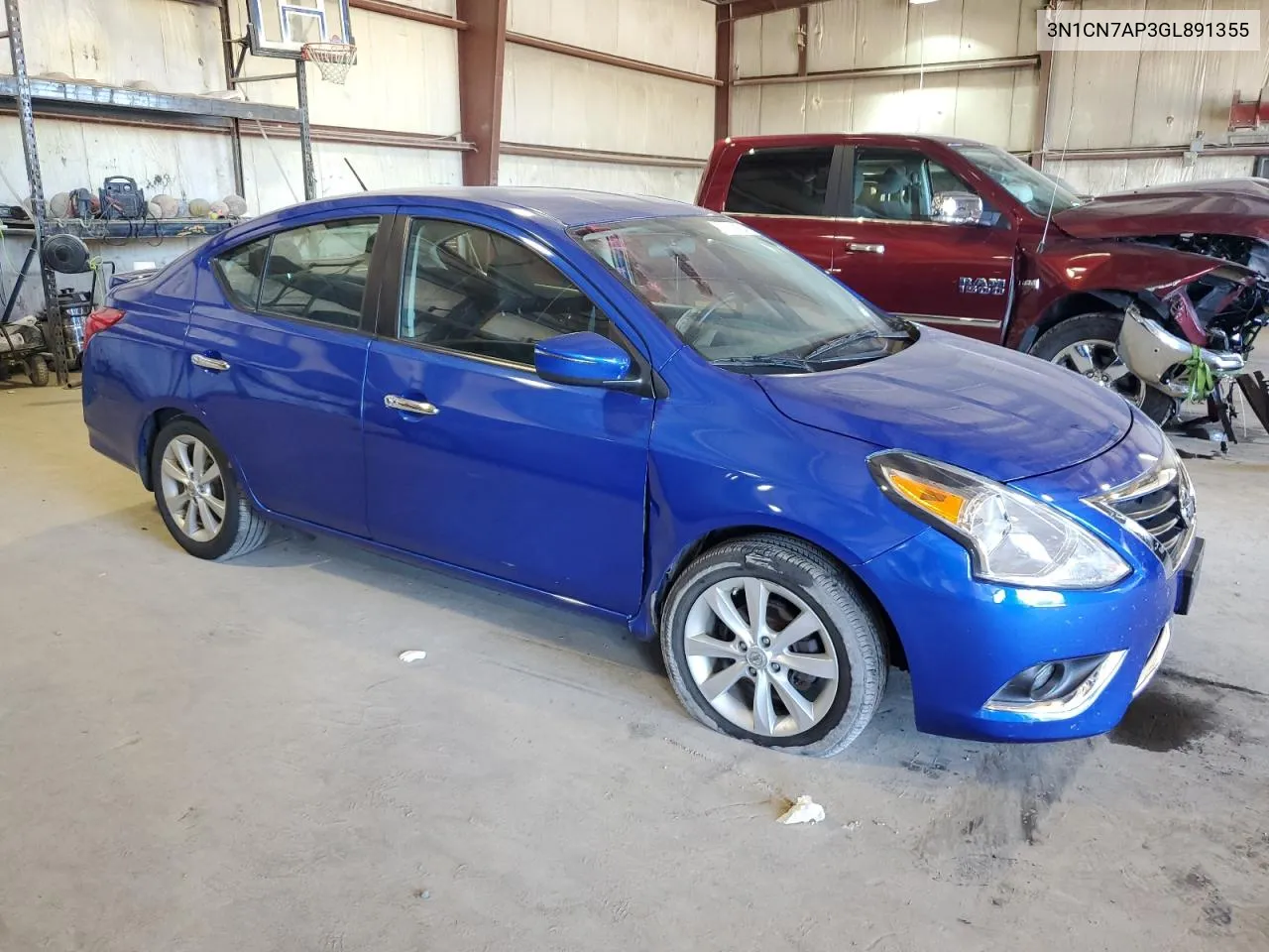 3N1CN7AP3GL891355 2016 Nissan Versa S