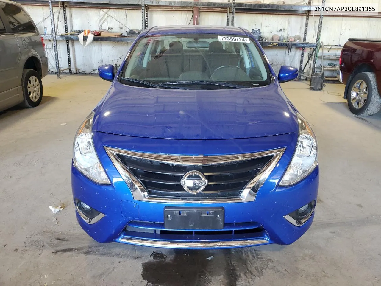 2016 Nissan Versa S VIN: 3N1CN7AP3GL891355 Lot: 72369724