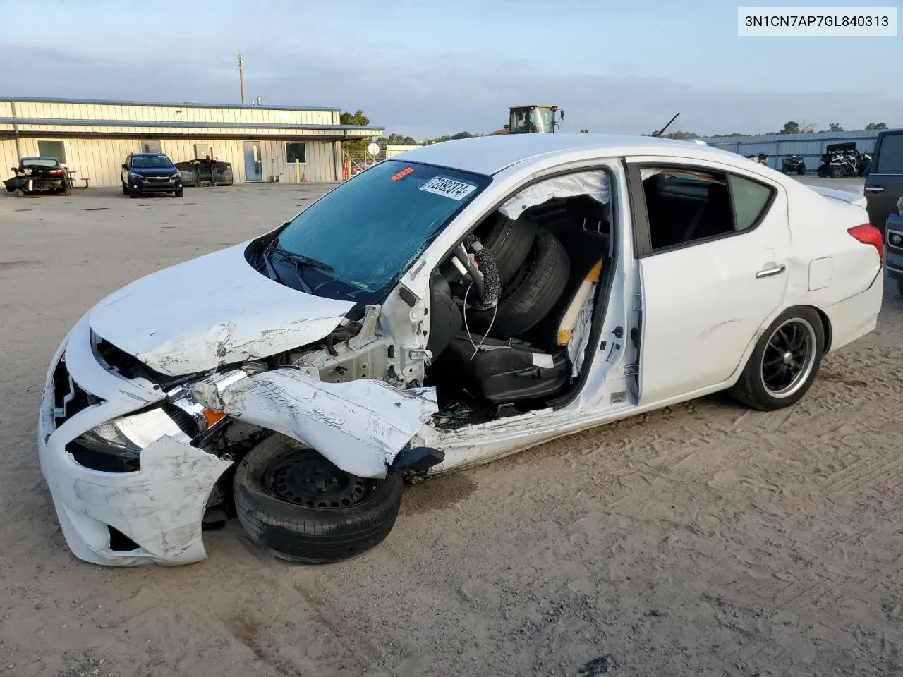 3N1CN7AP7GL840313 2016 Nissan Versa S