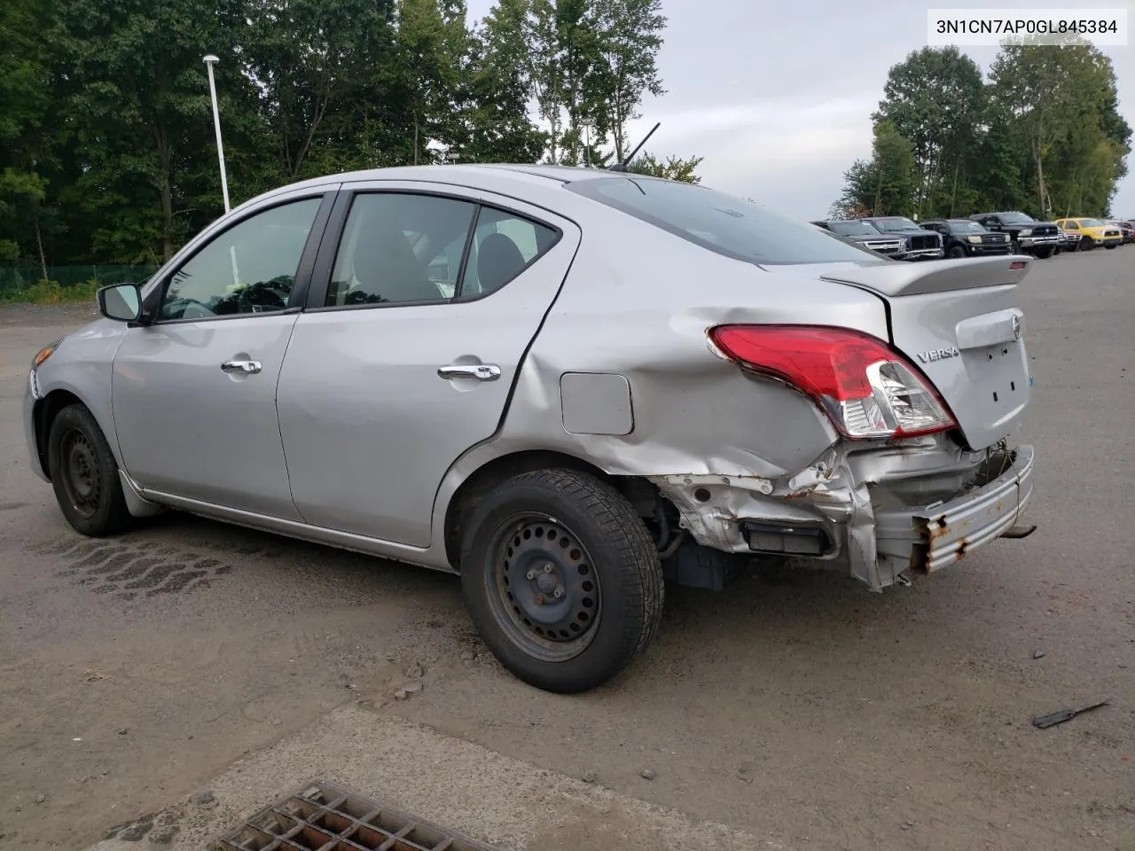 2016 Nissan Versa S VIN: 3N1CN7AP0GL845384 Lot: 72398764