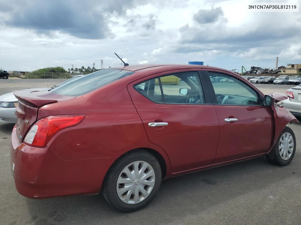 2016 Nissan Versa S VIN: 3N1CN7AP3GL812119 Lot: 72459294