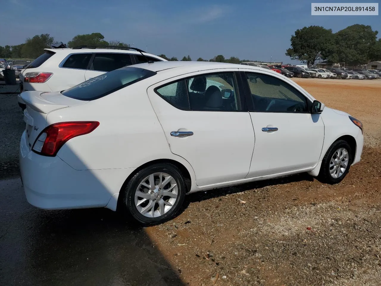 2016 Nissan Versa S VIN: 3N1CN7AP2GL891458 Lot: 72468054