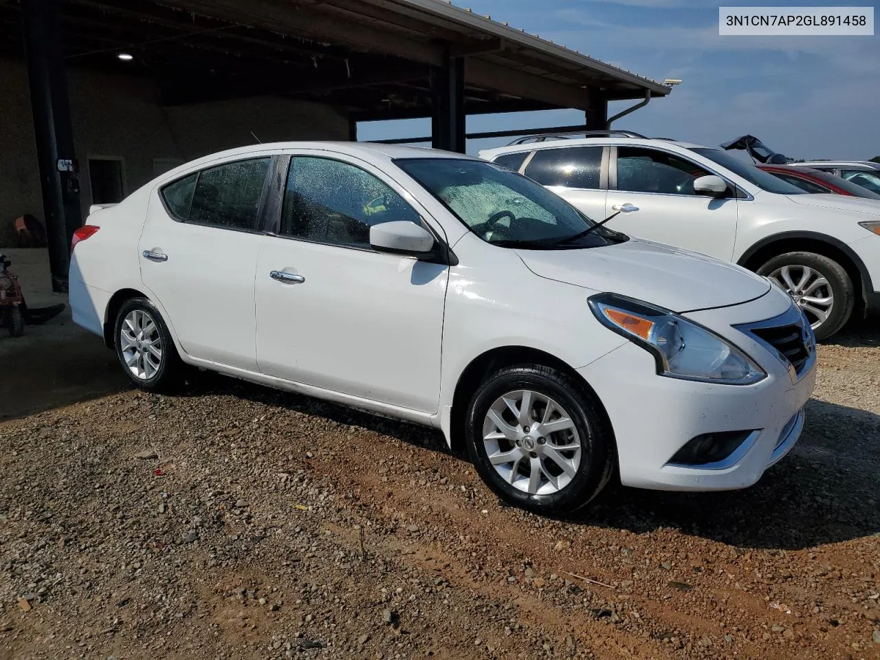 2016 Nissan Versa S VIN: 3N1CN7AP2GL891458 Lot: 72468054