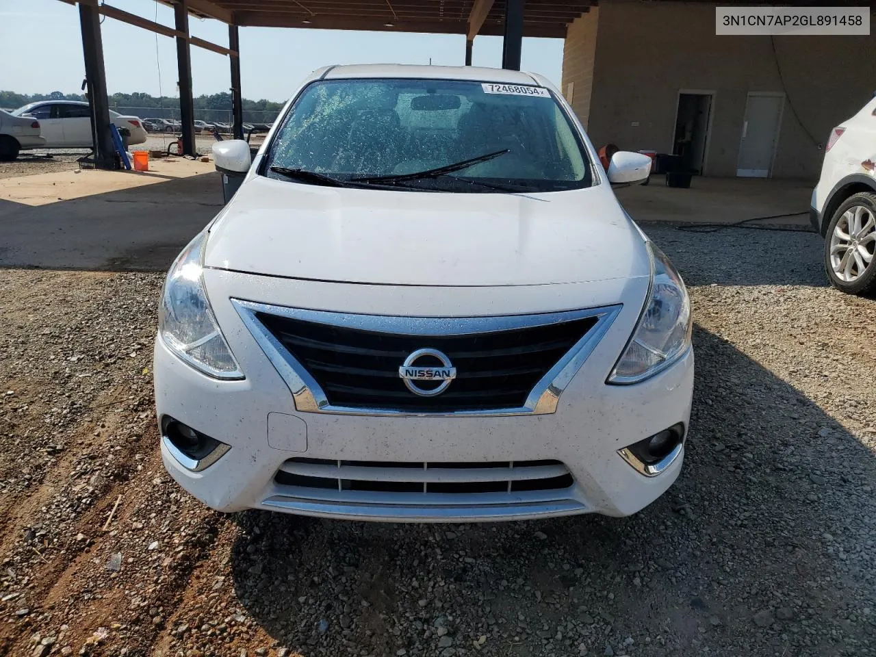 2016 Nissan Versa S VIN: 3N1CN7AP2GL891458 Lot: 72468054