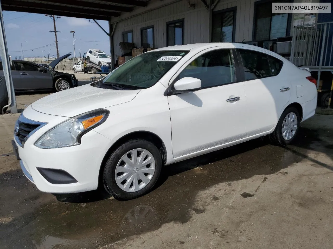 2016 Nissan Versa S VIN: 3N1CN7AP4GL819497 Lot: 72644534