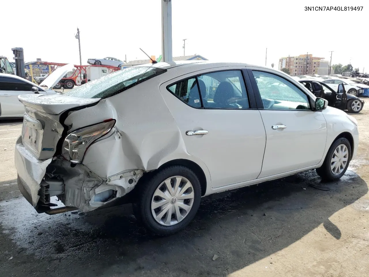 2016 Nissan Versa S VIN: 3N1CN7AP4GL819497 Lot: 72644534