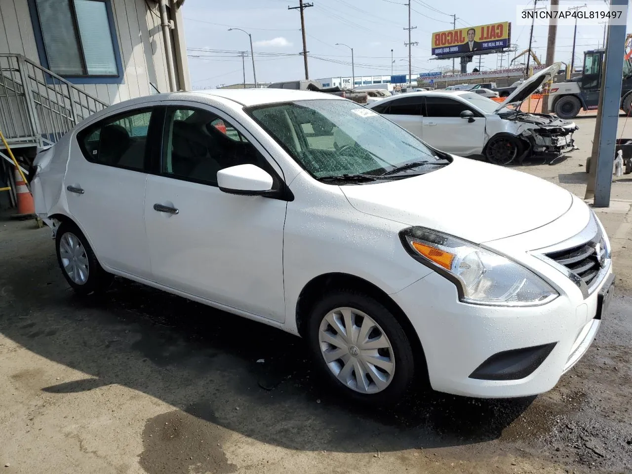 2016 Nissan Versa S VIN: 3N1CN7AP4GL819497 Lot: 72644534