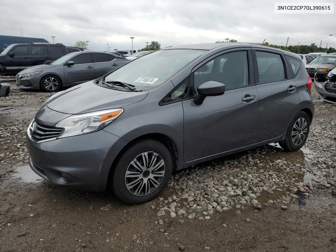 2016 Nissan Versa Note S VIN: 3N1CE2CP7GL390615 Lot: 72766874