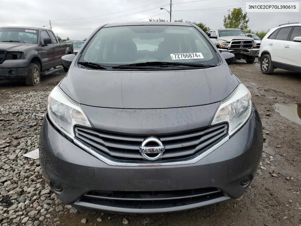 2016 Nissan Versa Note S VIN: 3N1CE2CP7GL390615 Lot: 72766874