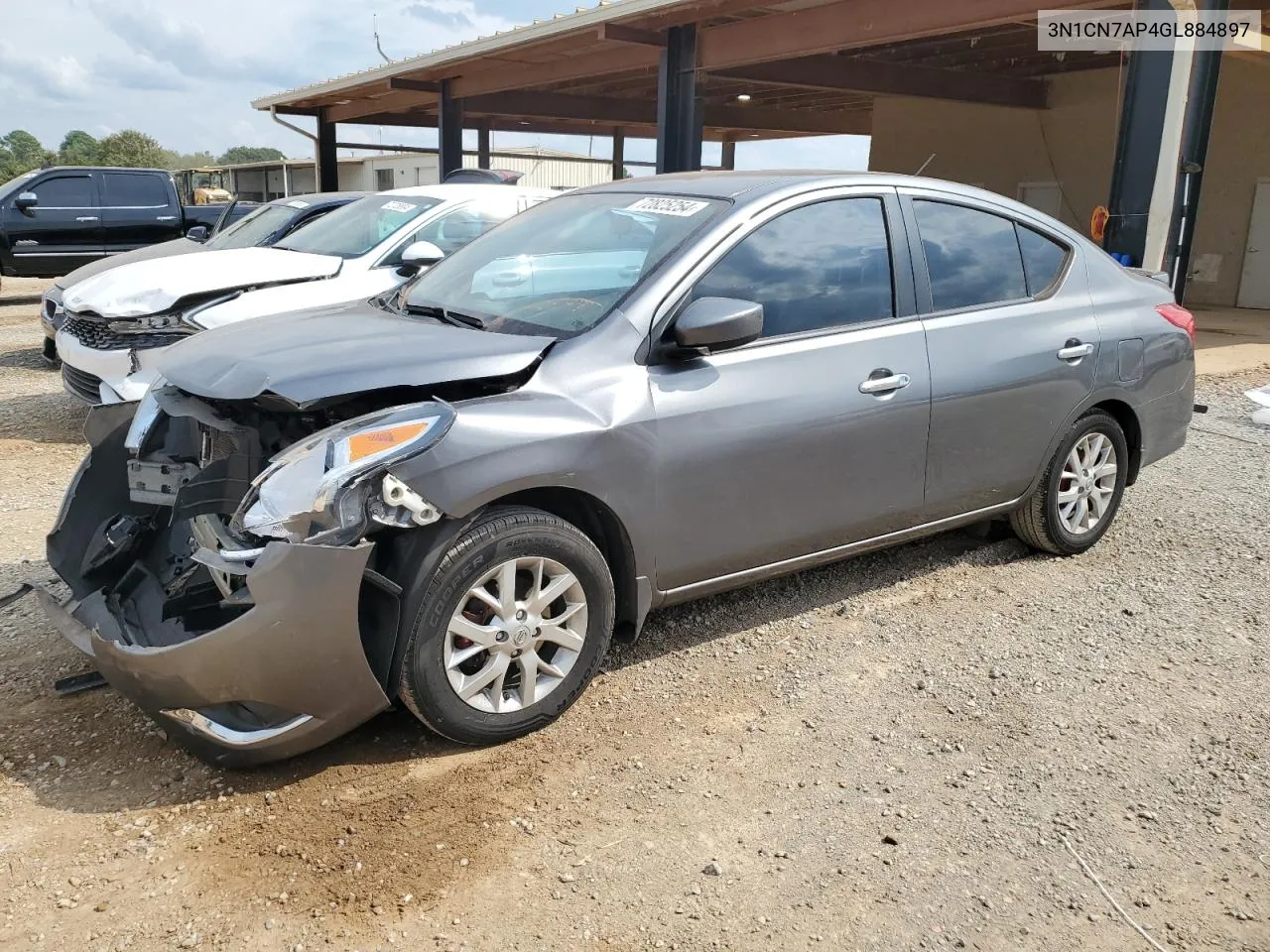 2016 Nissan Versa S VIN: 3N1CN7AP4GL884897 Lot: 72825254