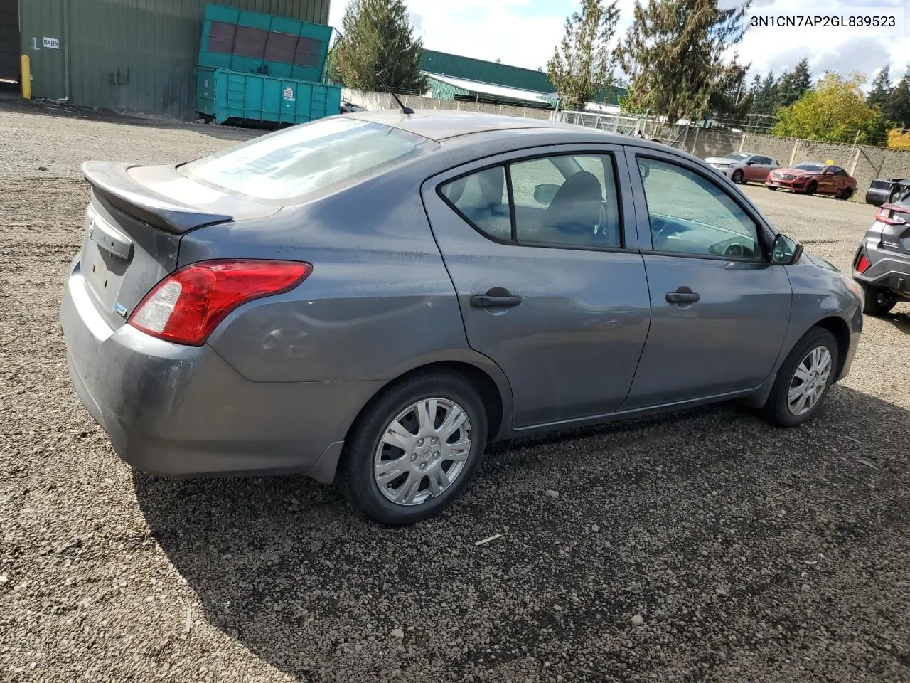 3N1CN7AP2GL839523 2016 Nissan Versa S