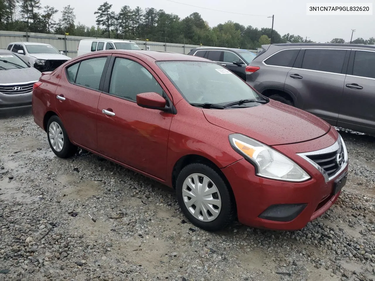 3N1CN7AP9GL832620 2016 Nissan Versa S