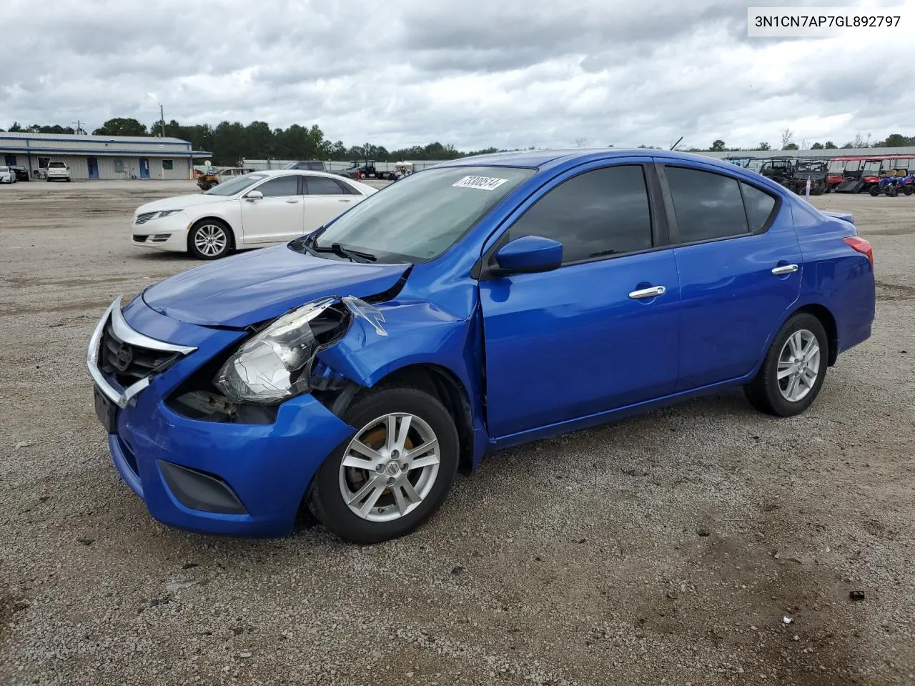 2016 Nissan Versa S VIN: 3N1CN7AP7GL892797 Lot: 73300514