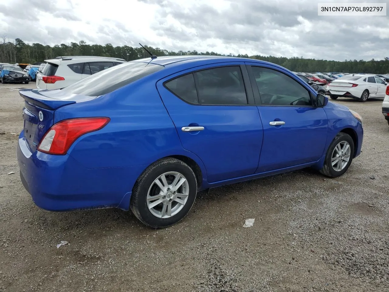 3N1CN7AP7GL892797 2016 Nissan Versa S