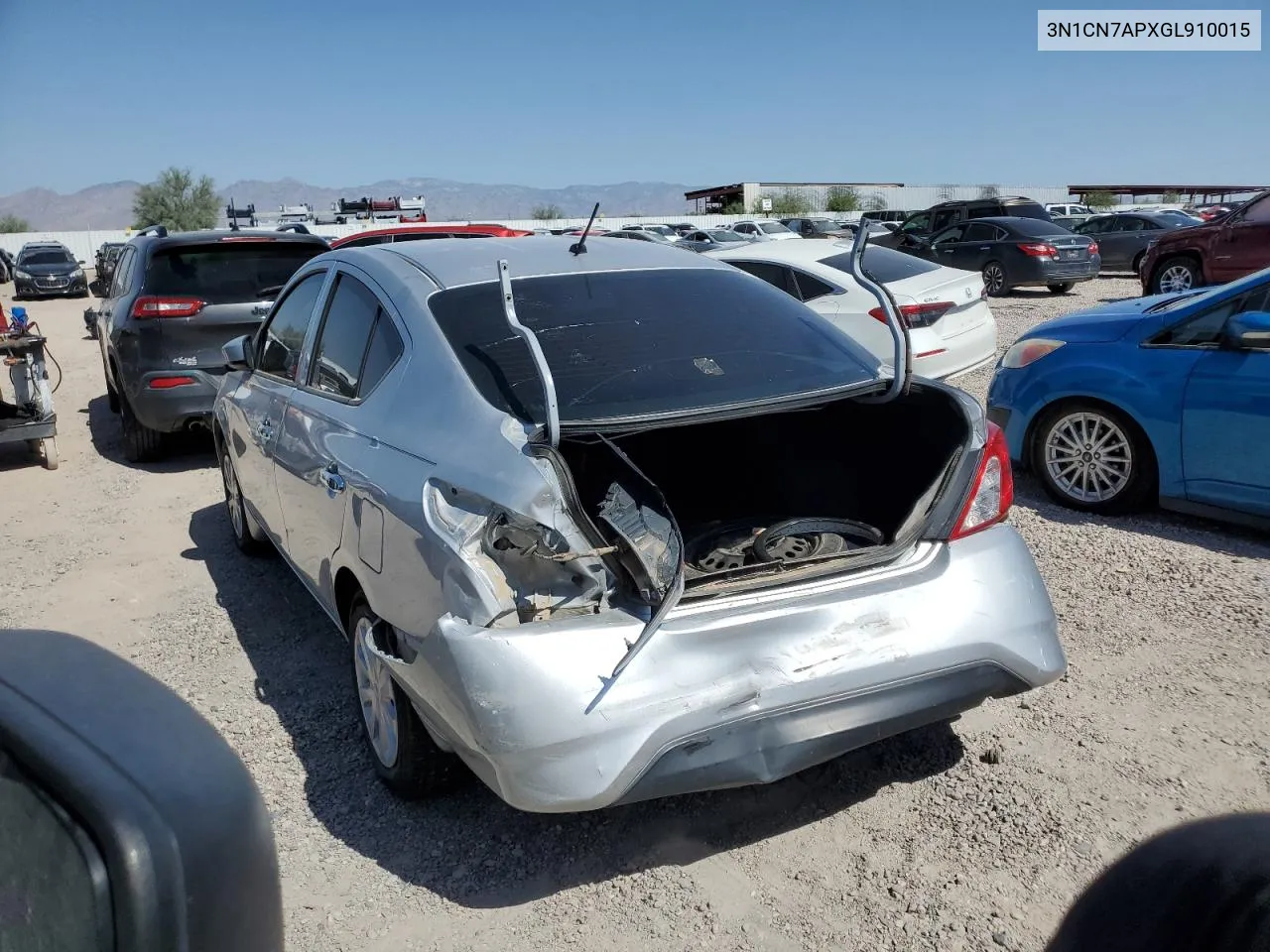 2016 Nissan Versa S VIN: 3N1CN7APXGL910015 Lot: 73329594