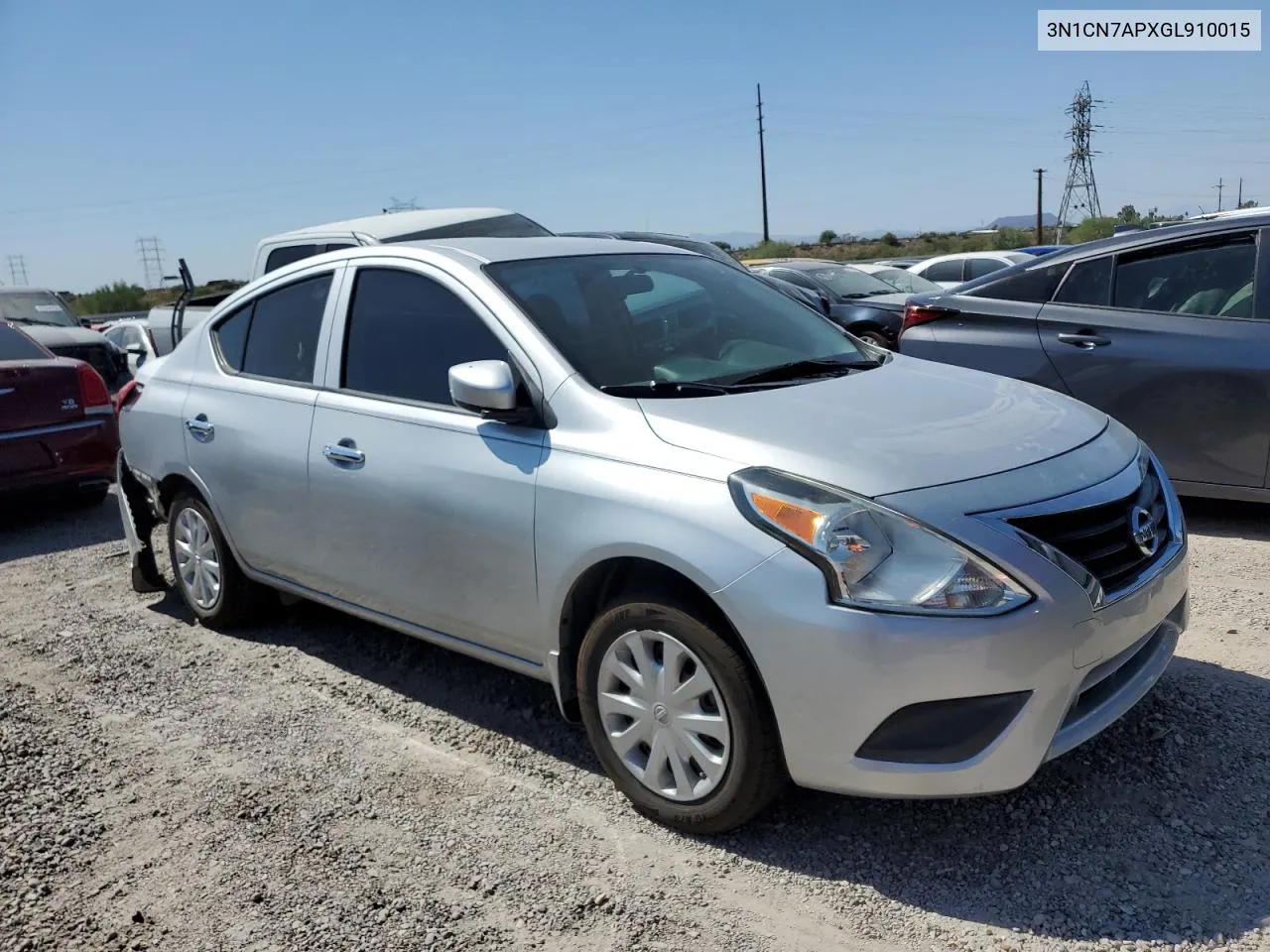 2016 Nissan Versa S VIN: 3N1CN7APXGL910015 Lot: 73329594