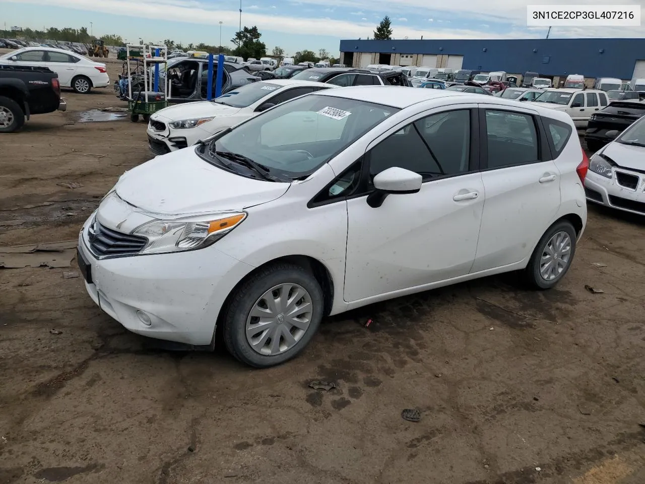 2016 Nissan Versa Note S VIN: 3N1CE2CP3GL407216 Lot: 73329884