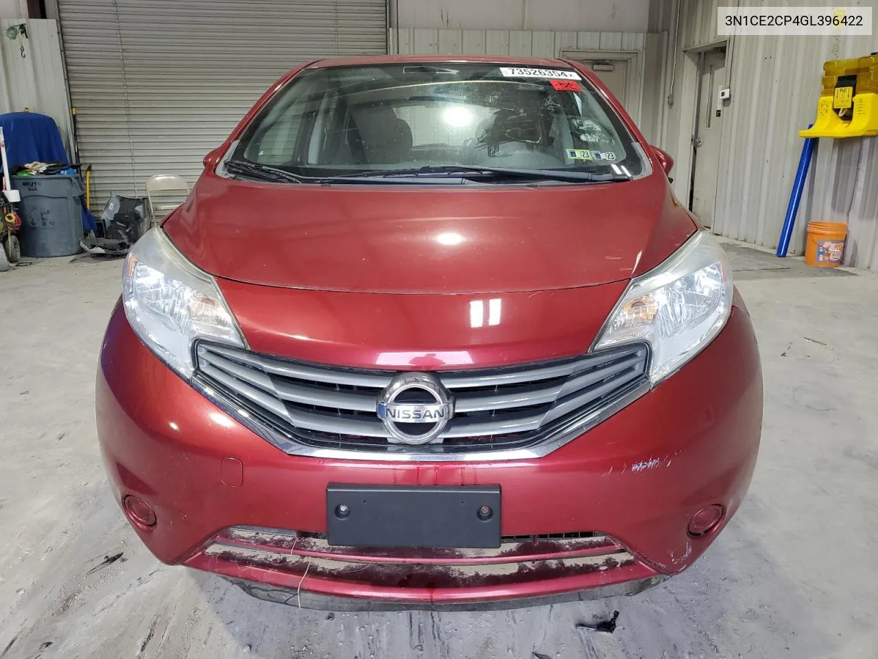 2016 Nissan Versa Note S VIN: 3N1CE2CP4GL396422 Lot: 73526354