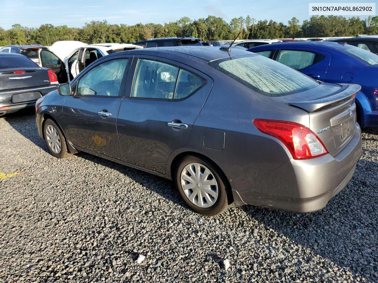 2016 Nissan Versa S VIN: 3N1CN7AP4GL862902 Lot: 73703014