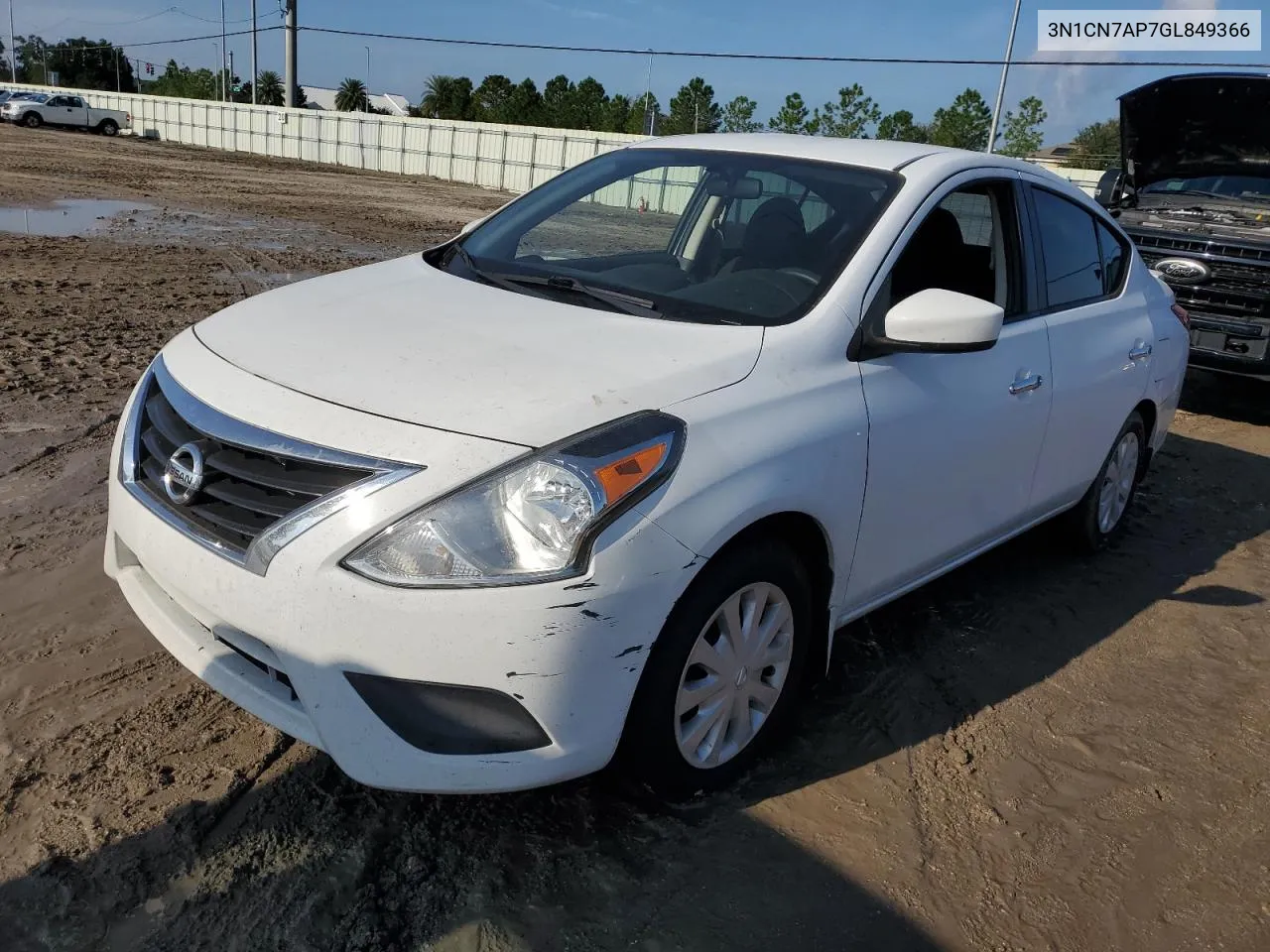 2016 Nissan Versa S VIN: 3N1CN7AP7GL849366 Lot: 73857654